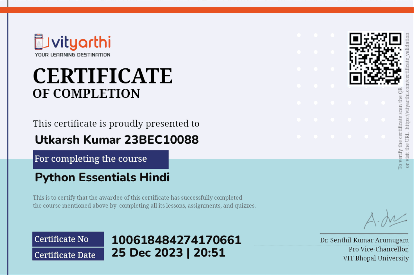 Python Essentials Hindi